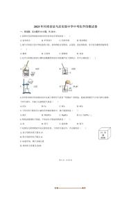 2025年河南省驻马店实验中学中考化学四模试卷(含解析)
