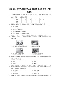 2024-2025学年九年级化学上册 第1章 单元测试卷（沪教福建版）