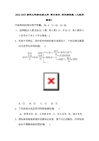 2024-2025学年九年级化学上册 第七单元 单元测试卷（人教安徽版）