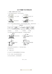 2025年新疆中考化学模拟试卷(含解析)