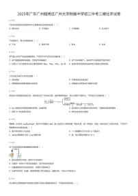 2025年广东广州越秀区广州大学附属中学初三中考三模化学试卷（有答案解析）