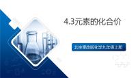 北京课改版（2024）九年级上册（2024）元素的化合价优质ppt课件