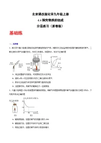 初中化学北京课改版（2024）九年级上册（2024）探究物质的组成优秀课时训练