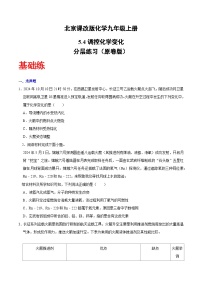 化学九年级上册（2024）调控化学变化精品一课一练