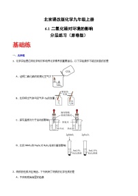 初中化学北京课改版（2024）九年级上册（2024）二氧化碳对环境的影响精品达标测试