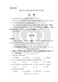 2025天津市中考真题化学试题及答案