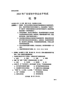 2025年广东省中考化学试题及答案