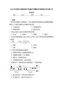 2025年内蒙古赤峰市翁牛特旗中考模拟考试化学试卷（附答案解析）