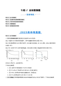 2025年中考化学真题分类汇编：专题17 坐标图像题（全国通用）（第01期）（原卷版）