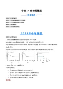 2025年中考化学真题分类汇编：专题17 坐标图像题（全国通用）（第01期）（解析版）