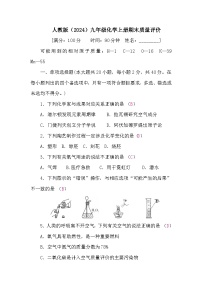 人教版（2024）九年级化学上册期末 测试卷  （原卷版+答案版）