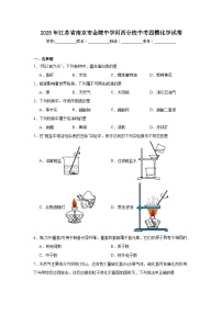 2025年江苏省南京市金陵中学河西分校中考四模化学试卷（附答案解析）