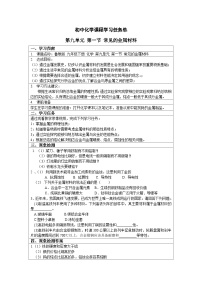 鲁教版（2024）九年级下册（2024）常见的金属材料学案