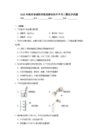 2025年陕西省咸阳市乾县薛录初中中考三模化学试题（附答案解析）