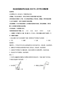 河北省石家庄市正定县2025年6月中考三模化学试题（解析版）