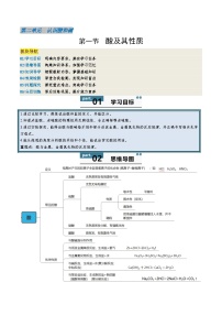 初中化学鲁教版（五四学制）（2024）九年级全册（2024）第一节 酸及其性质优秀学案及答案