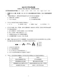2025广东省深圳市中考化学真题（含答案）