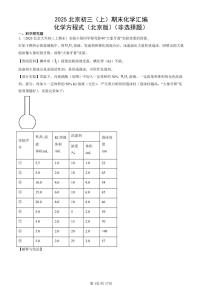 2025北京初三（上）期末化学汇编：化学方程式（北京版）（非选择题） 有答案解析
