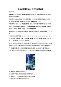 山东省聊城市2025年中考二模化学试题（解析版）