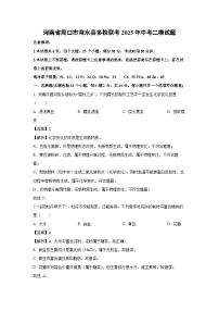 河南省周口市商水县多校联考2025年中考二模化学试题（解析版）