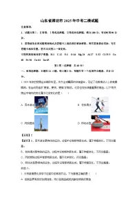 山东省潍坊市2025年中考二模化学试卷（解析版）