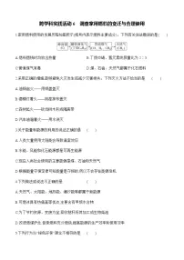 初中化学人教版（2024）九年级上册（2024）调查家用燃料的变迁与合理使用精品一课一练