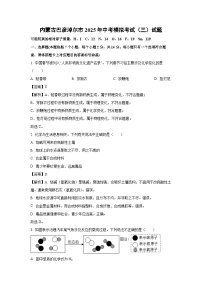 内蒙古巴彦淖尔市2025年中考模拟考试（三）化学试卷（解析版）