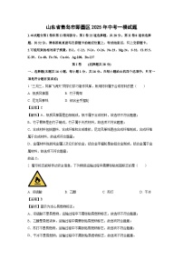 山东省青岛市即墨区2025年中考一模化学试卷（解析版）