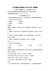 辽宁省鞍山市海城市2025年中考一模化学试卷（解析版）