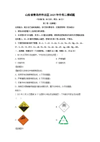 山东省青岛市市北区2025年中考二模化学试卷（解析版）