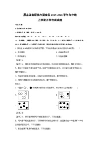 黑龙江省绥化市望奎县2025-2026学年九年级上学期开学考试化学试卷（解析版）