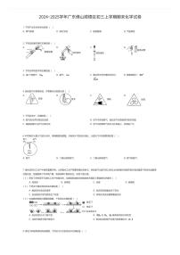 2024~2025学年广东佛山顺德区初三上学期期末化学试卷（有答案解析）