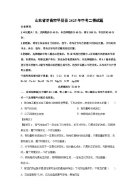 山东省济南市平阴县2025年中考二模化学试卷（解析版）
