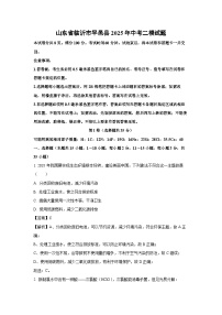 山东省临沂市平邑县2025年中考二模化学试卷（解析版）