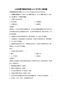 山东省青岛莱西市四校2025年中考二模化学试卷（解析版）