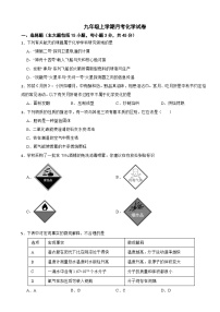 广东省珠海市2025年九年级上学期月考化学试卷附答案