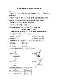 陕西省咸阳市2025年中考一模化学试卷（学生版）