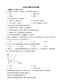 黑龙江省大庆市2025年九年级上学期月考化学试题附答案
