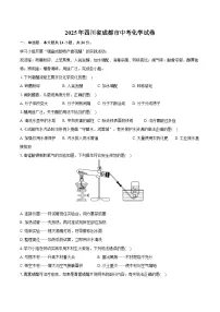2025年四川省成都市中考化学试卷（含详细答案解析）