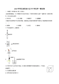 2025年河北省张家口五中中考化学一模试卷-自定义类型