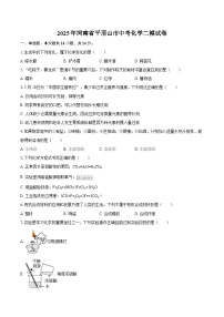 2025年河南省平顶山市中考化学二模试卷-自定义类型