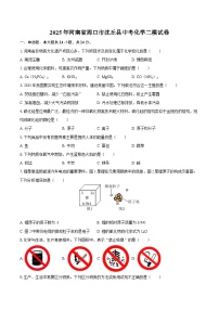 2025年河南省周口市沈丘县中考化学二模试卷-自定义类型