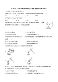 2025年辽宁省铁岭市银州区中考化学模拟试卷（四）-自定义类型