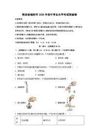 陕西省榆林市2025年初中学业水平考试化学突破卷（学生版）