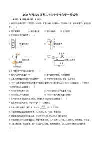 2025年河北省邯郸二十三中中考化学一模试卷-自定义类型