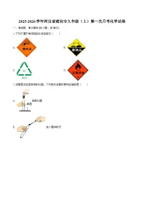 2025-2026学年河北省廊坊市九年级（上）第一次月考化学试卷-自定义类型