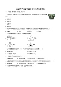 2025年广东省河源市中考化学二模试卷-自定义类型
