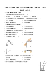 2025-2026学年辽宁省沈阳市虹桥中学教育集团九年级（上）月考化学试卷（10月份）-自定义类型