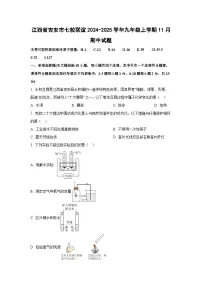 江西省吉安市七校联谊2024-2025学年九年级上学期11月期中化学试卷（学生版）