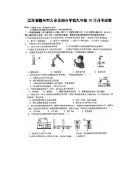 江西省赣州市大余县部分学校九年级上10月月考（扫描版）化学试卷